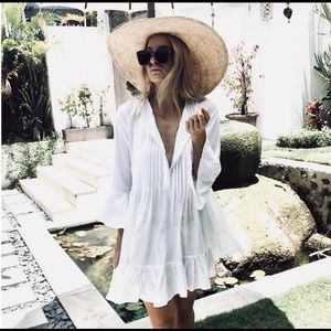 The CASSANDRA Pleated Ruffle Dress